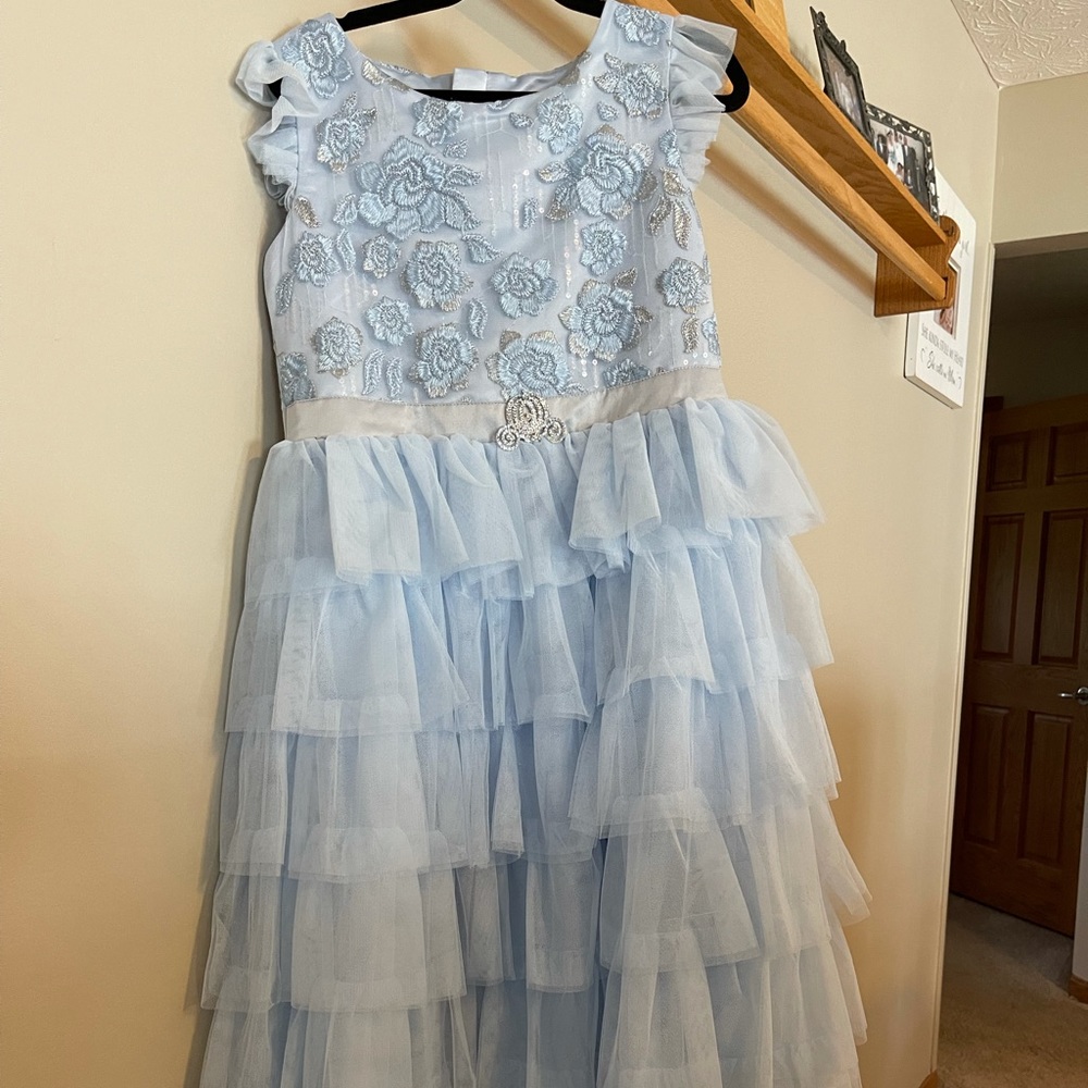 Disney Store Girls Cinderella Fancy Dress Size 9/10